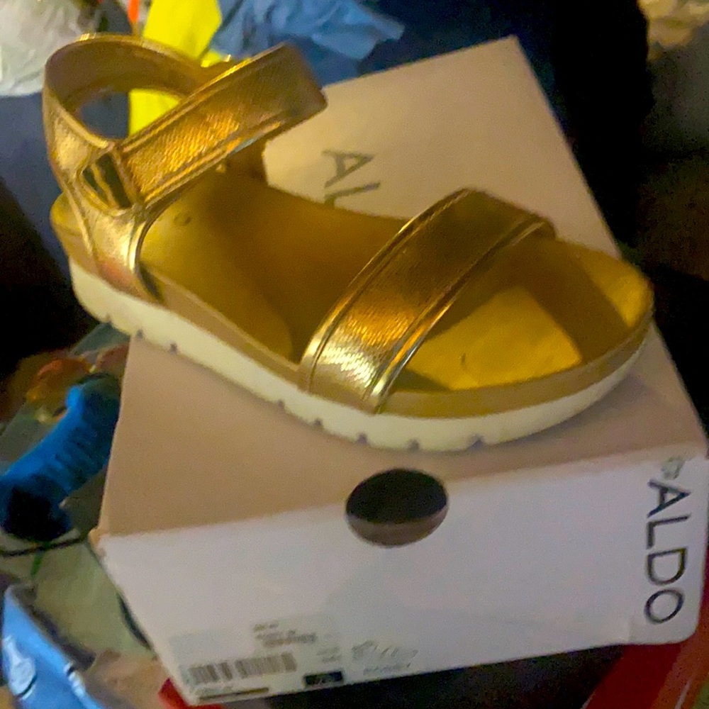 Gold sandal